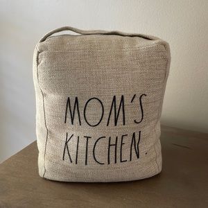 Rae Dunn Door Stopper Sack ‘Mom’s Kitchen’